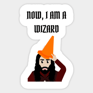 Nandor Now I am A Wizard Sticker